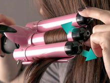 Load image into Gallery viewer, Triple Barrel Ceramic Hair Waver