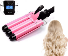 Load image into Gallery viewer, Triple Barrel Ceramic Hair Waver