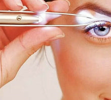 Load image into Gallery viewer, LED Tweezers Eyebrow Shaper With Battery
